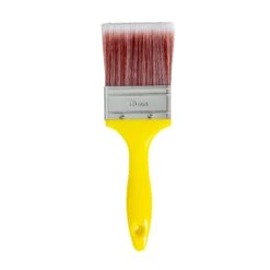 Yellow Paint Brush With Synthetic Bristle