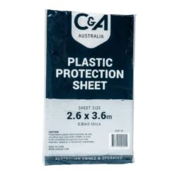 C&A Plastic Dropsheet Clear