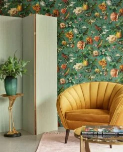 MUSEUM Wallpaper Floral With Birds 12 MUSEUM Wallpaper Floral With Birds -Crockers Paints Store 307305 307336