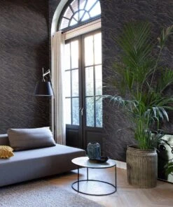 FACTORY IV Wallpaper Crinkled Texture 7 FACTORY IV Wallpaper Crinkled Texture -Crockers Paints Store 428964 roomset1