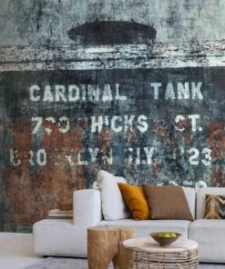 FACTORY IV Wallpaper Mural Cardinal Tank -Crockers Paints Store 429787 roomset1
