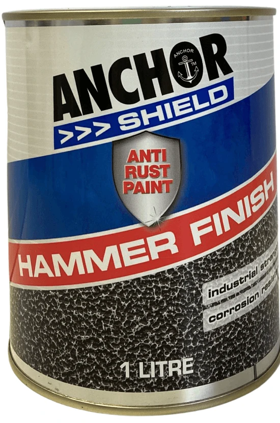 Anchor Shield Hammer Finish Paint (Hammered Stipple Finish) Anchor Shield Hammer Finish Paint (Hammered Stipple Finish) -Crockers Paints Store 601001