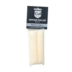 C&A Roller 100mm Mohair -Crockers Paints Store 651 MohairRefill2Pack