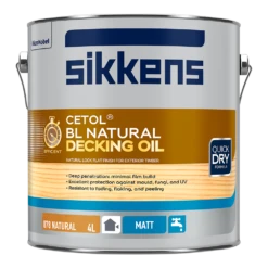 Sikkens Cetol BL Natural Decking Oil For Exterior Timber & Decking