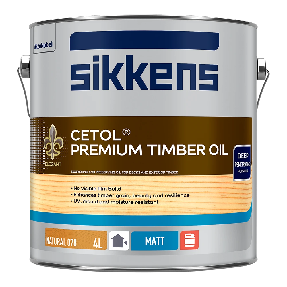 Sikkens Cetol Premium Timber Oil For Exterior Timber & Decking Sikkens Cetol Premium Timber Oil For Exterior Timber & Decking -Crockers Paints Store CETOL Premium Timber Oil