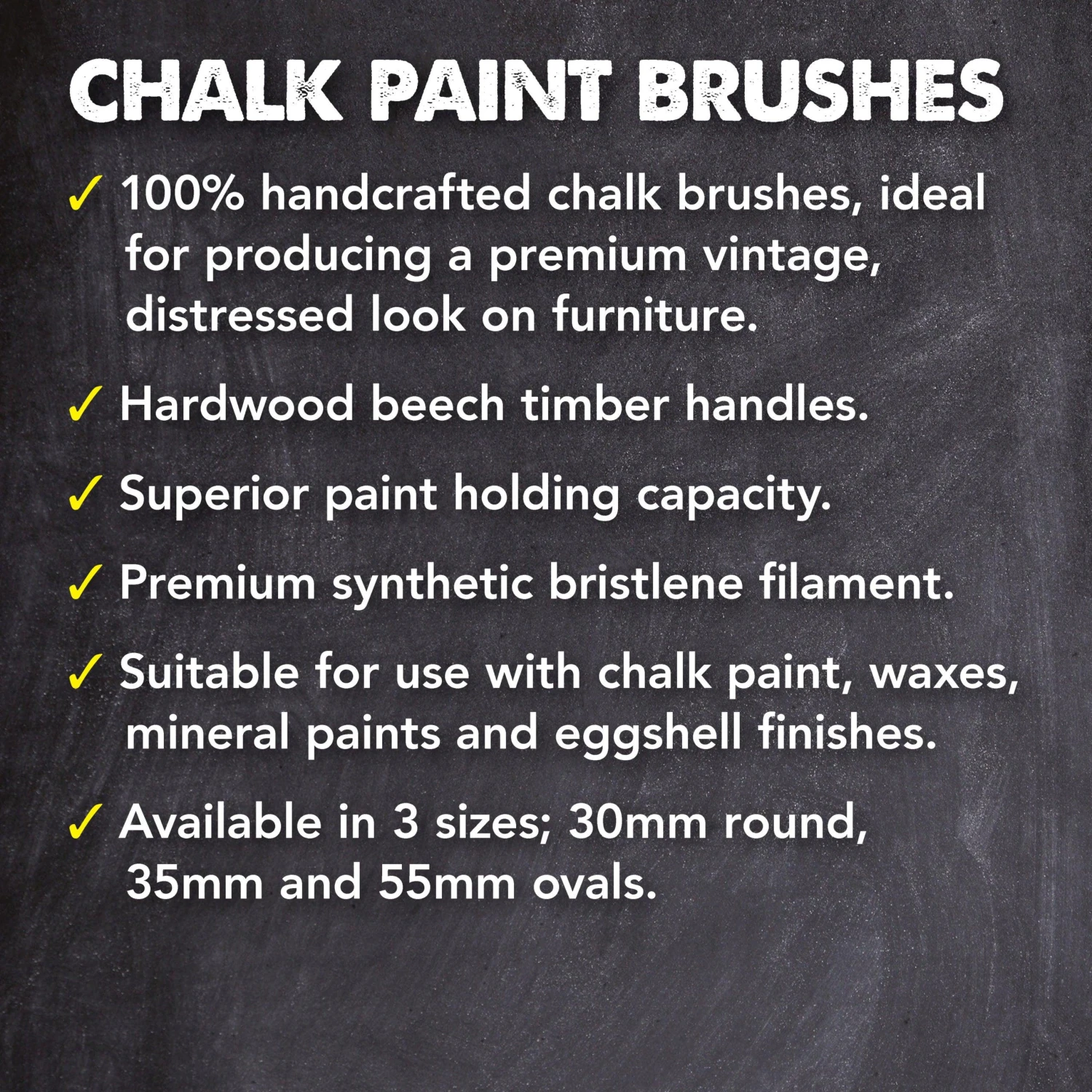 Chalk Paint Brush For Chalk Paint Oval & Round Chalk Paint Brush For Chalk Paint Oval & Round -Crockers Paints Store CH55 I scaled 1