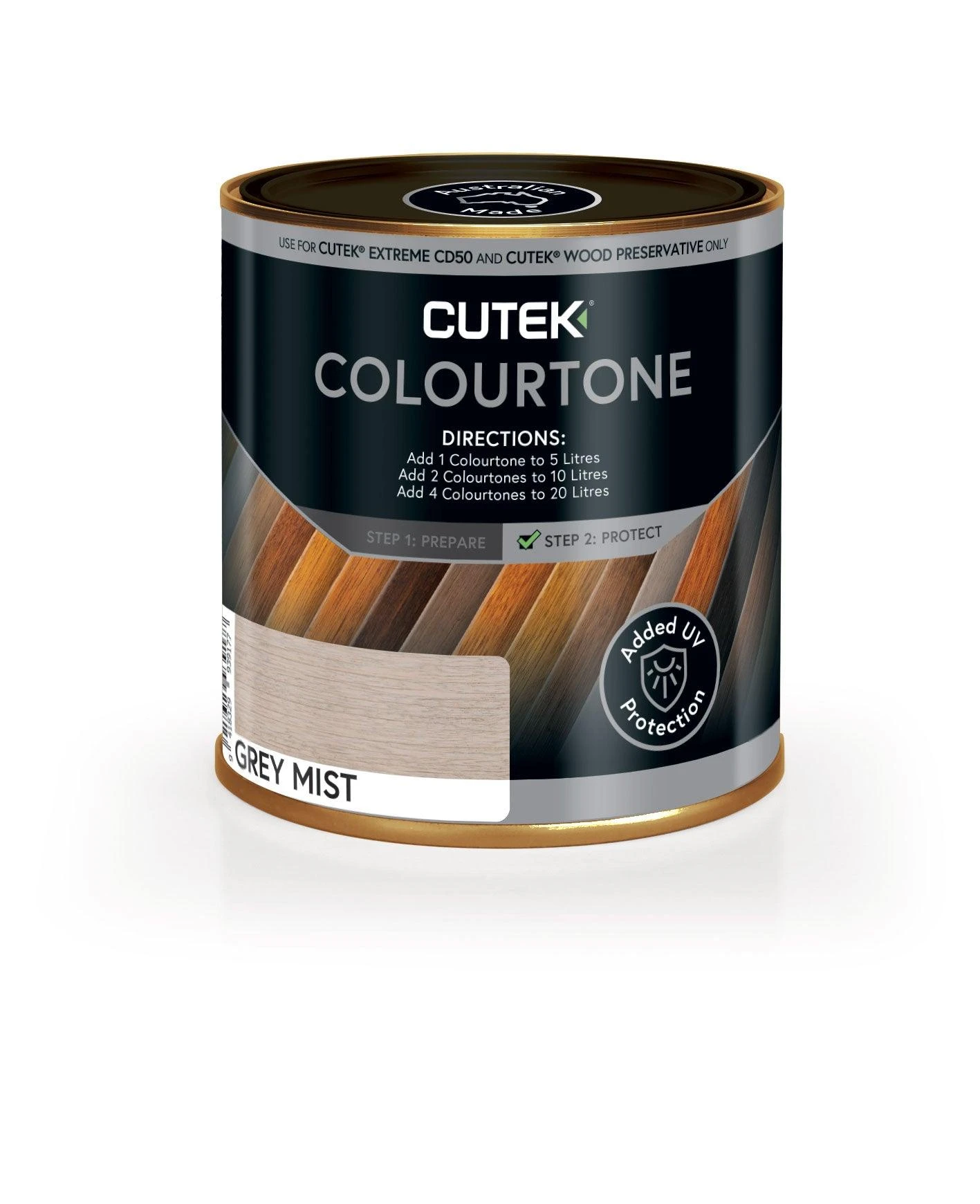 Cutek Colourtones 180ml (Colour Tones for Cutek Extreme CD50) Cutek Colourtones 180ml (Colour Tones For Cutek Extreme CD50) -Crockers Paints Store COLOURTONE Can GreyMist 2021 RGB