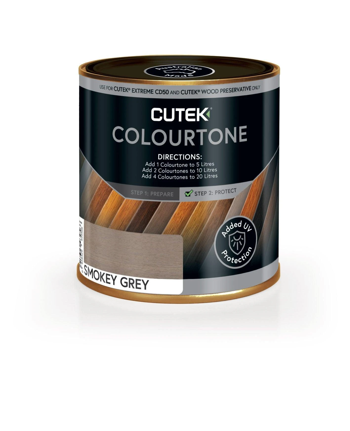 Cutek Colourtones 180ml (Colour Tones for Cutek Extreme CD50) Cutek Colourtones 180ml (Colour Tones For Cutek Extreme CD50) -Crockers Paints Store COLOURTONE Can SmokeyGrey 2021 RGB
