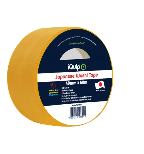 Iquip Japanese Washi Tape Yellow Iquip Japanese Washi Tape Yellow -Crockers Paints Store Copy of 16JWT48