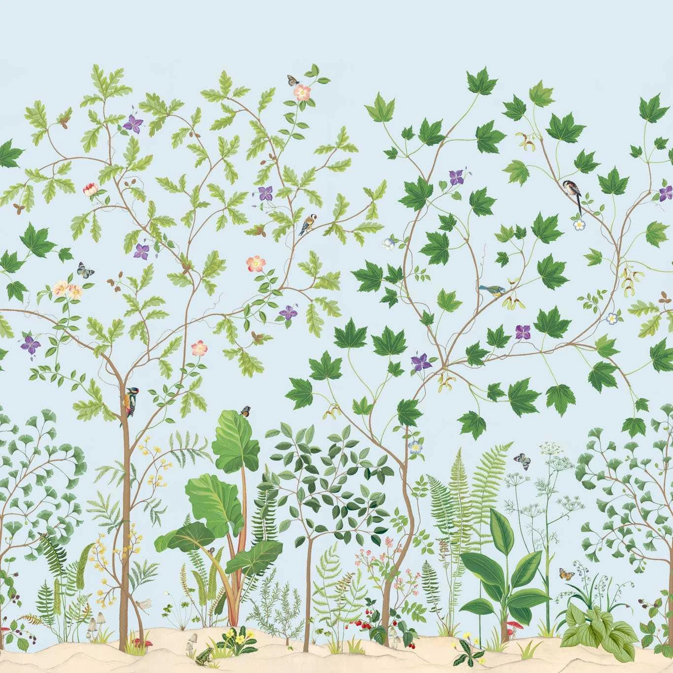 Aboretum Wallpaper Sycamore and Oak Aboretum Wallpaper Sycamore And Oak -Crockers Paints Store DABW217212