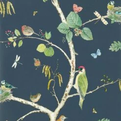 Aboretum Wallpaper Woodland Chorus -Crockers Paints Store DABW217231