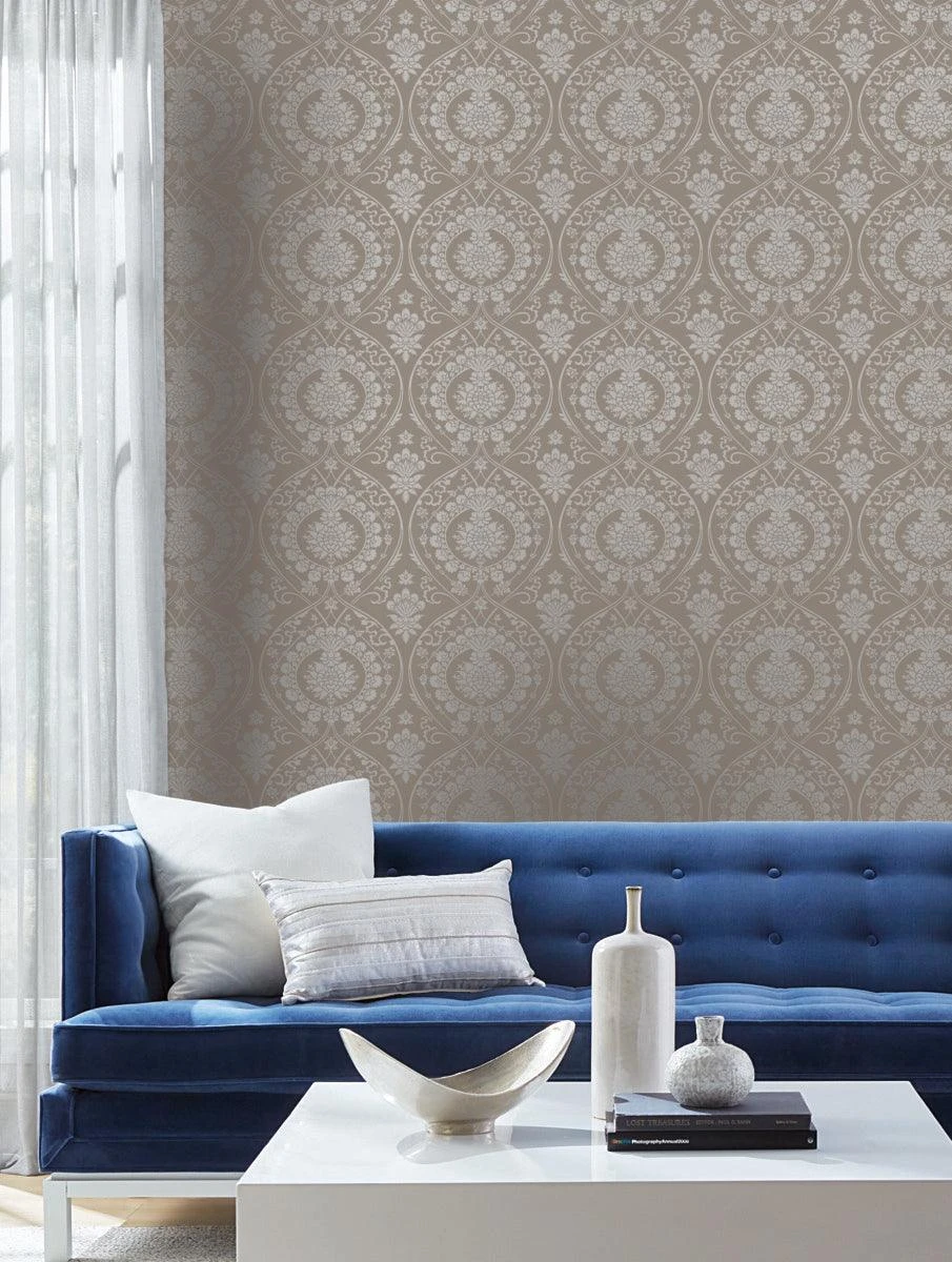 Damask Resource Library Imperial Damask Wallpaper Damask Resource Library Imperial Damask Wallpaper -Crockers Paints Store DM4902 YWDE39ImperialDamask RS1