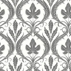 Damask Resource Library Adirondack Damask Wallpaper -Crockers Paints Store DM4926