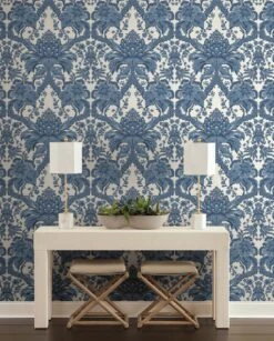 Damask Resource Library French Artichoke Dam Wallpaper -Crockers Paints Store DM4951 YWDE39FrenchArtichokeDamask RS1