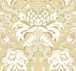 Damask Resource Library French Artichoke Dam Wallpaper -Crockers Paints Store DM4953