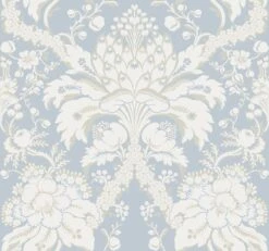Damask Resource Library French Artichoke Dam Wallpaper -Crockers Paints Store DM4955