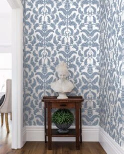 Damask Resource Library Royal Fern Damask Wallpaper 7 Damask Resource Library Royal Fern Damask Wallpaper -Crockers Paints Store DM4962 YWDE39RoyalFernDamask RS1