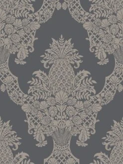 Damask Resource Library Pineapple Plantation Wallpaper -Crockers Paints Store DM4975