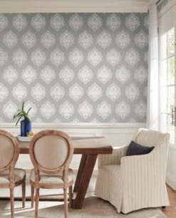 Damask Resource Library Signet Medallion Dam Wallpaper 12 Damask Resource Library Signet Medallion Dam Wallpaper -Crockers Paints Store DM4984 YWDE39SignetMedallionDamask RS1