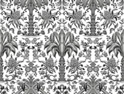 Damask Resource Library Palmetto Palm Damask Wallpaper -Crockers Paints Store DM5014