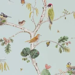 Aboretum Wallpaper Woodland Chorus -Crockers Paints Store DWOW215706