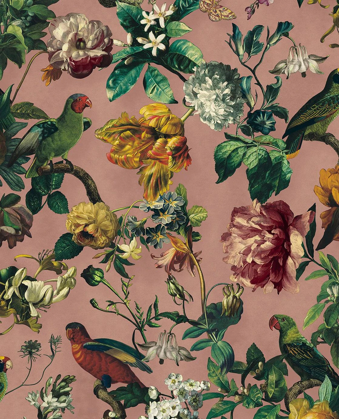 MUSEUM Wallpaper Floral with Birds MUSEUM Wallpaper Floral With Birds -Crockers Paints Store E307304