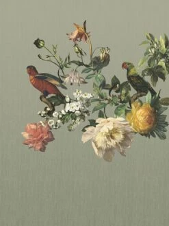 MUSEUM Wallpaper Mural Floral Birds 4 MUSEUM Wallpaper Mural Floral Birds -Crockers Paints Store E307402