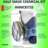 Yhs Respirator Face Half Chemical Kit (hmckitss)