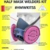 Yhs Respirator Face Half Welders Kit (hmwkitss) New