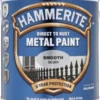 Direct To Rust Metal Paint Hammerite Smooth Gloss Black