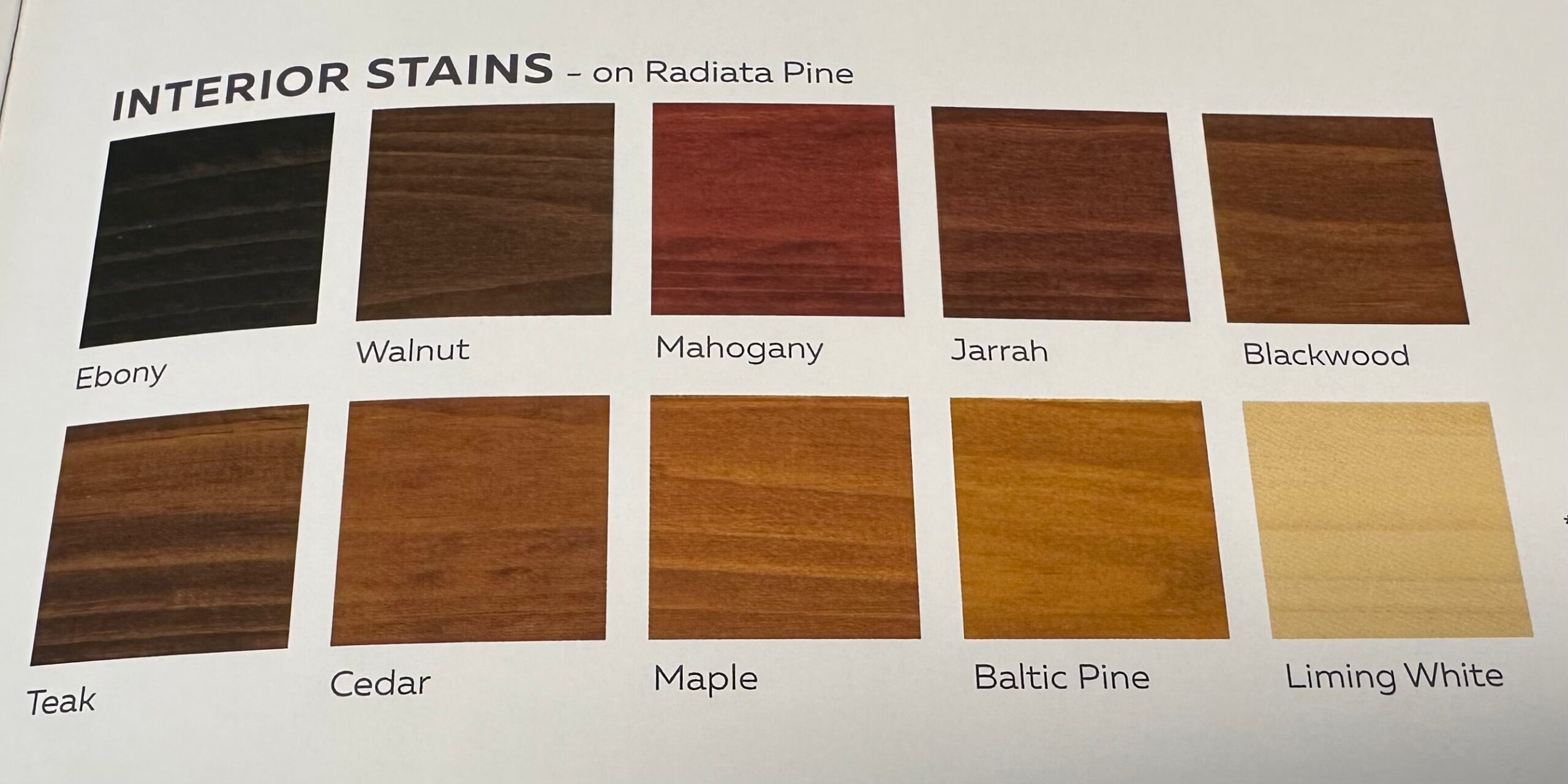 Haymes INTERIOR Penetrating Wood Stain Haymes INTERIOR Penetrating Wood Stain -Crockers Paints Store Haymes Interior Wood Stain Chart scaled