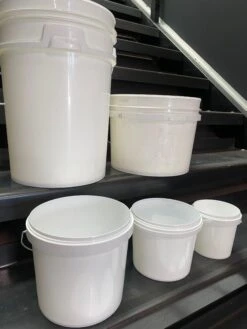 Empty Plastic Bucket (Food Grade) -Crockers Paints Store IMG 3246