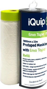 Iquip Masking Film Tape N Drape ENVO Dispenser/Refills