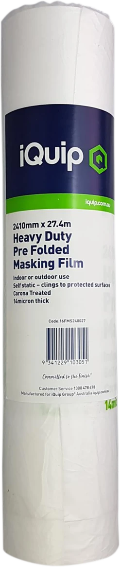 Iquip Prefolded Plastic Masking Film
