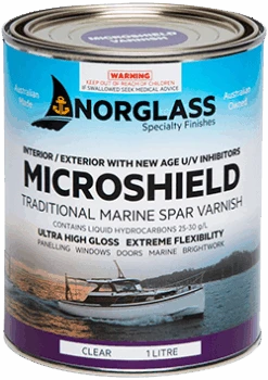Norglass Microshield Marine Varnish Clear GLOSS