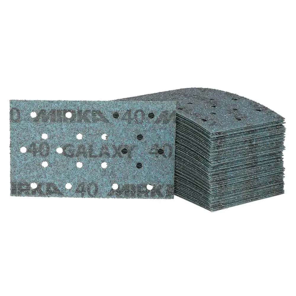 Mirka Galaxy Sanding Sheets 81x133mm Grip Multifit 50/Pack P120 Mirka Galaxy Sanding Sheets 81x133mm Grip Multifit 50/Pack P120 -Crockers Paints Store Mirka Galaxy Sanding Sheets 81x133mm Grip Multifit 50 Pack Galaxy 1694043189541
