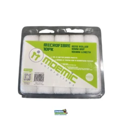 Moemic Mini Microfibre Roller Cover 100mm 10 Pack -Crockers Paints Store Moemic100mm10mmCover10pack ProductImage