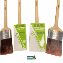 Moemic Oval Cutter Paint Brush With Advanced Synthetic Filament