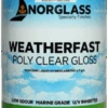 Norglass Weatherfast Poly Clear GLOSS -Crockers Paints Store PolyClear Weatherfast