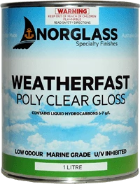 Norglass Weatherfast Poly Clear GLOSS