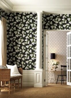 Rifle Paper Co. Hydrangea Wallpaper -Crockers Paints Store RI5146 YWDD13Hydrangea ORG