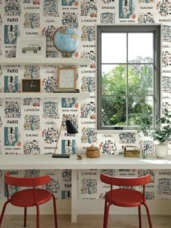 Rifle Paper Co. City Maps Wallpaper -Crockers Paints Store RI5162 YWDD13CityMaps ORG