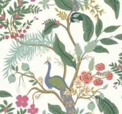 Rifle Paper Co. Peacock Wallpaper -Crockers Paints Store RI5174