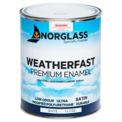 Norglass Weatherfast Premium Enamel SATIN WHITE
