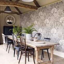 Aboretum Wallpaper Woodland Toile -Crockers Paints Store Woodland Toile WP Main DPS